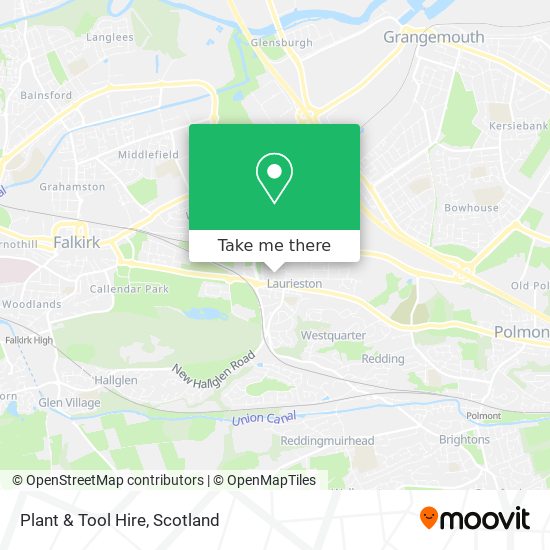 Plant & Tool Hire map