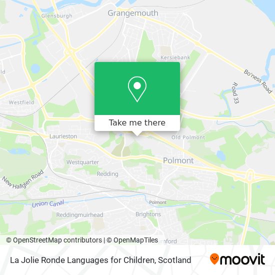 La Jolie Ronde Languages for Children map