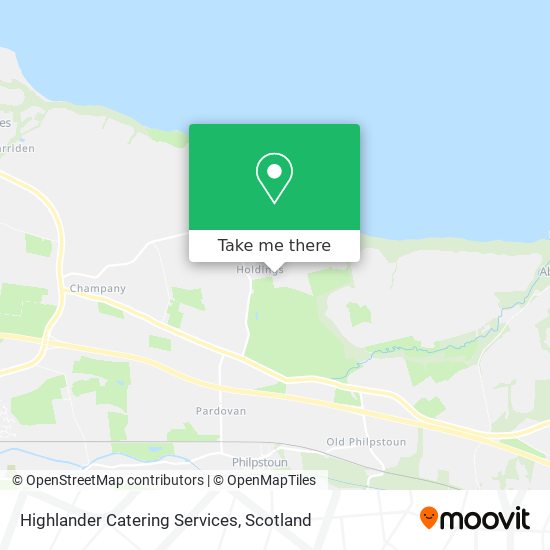Highlander Catering Services map