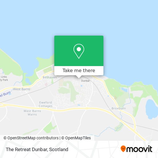 The Retreat Dunbar map