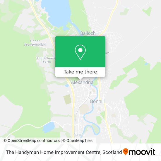 The Handyman Home Improvement Centre map