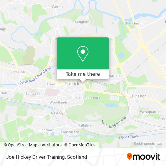 Joe Hickey Driver Training map