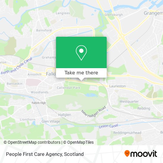 People First Care Agency map