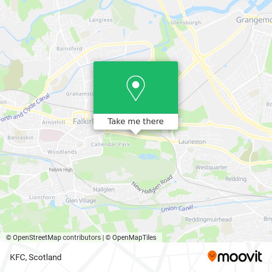 KFC map