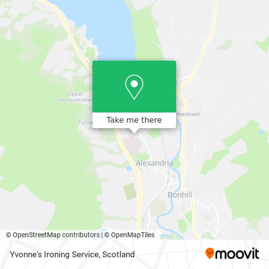 Yvonne's Ironing Service map