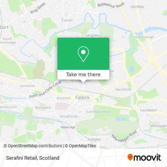 Serafini Retail map