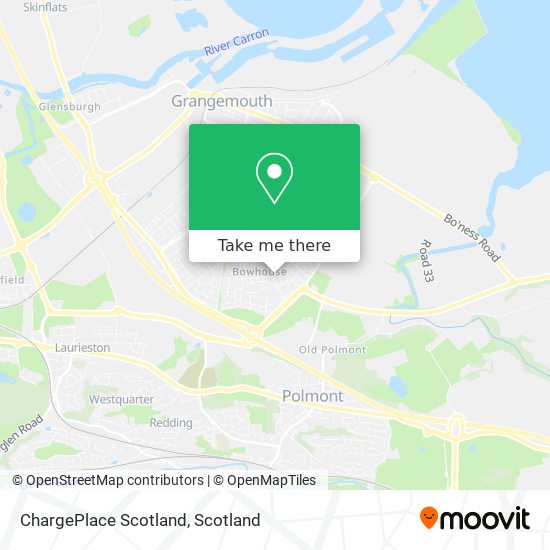 ChargePlace Scotland map