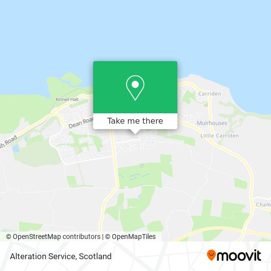 Alteration Service map