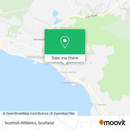 Scottish Athletics map