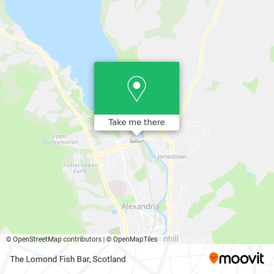 The Lomond Fish Bar map