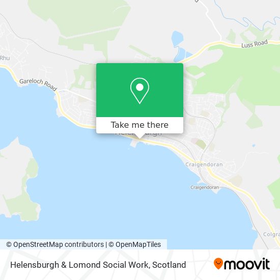 Helensburgh & Lomond Social Work map