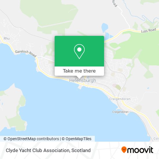 Clyde Yacht Club Association map