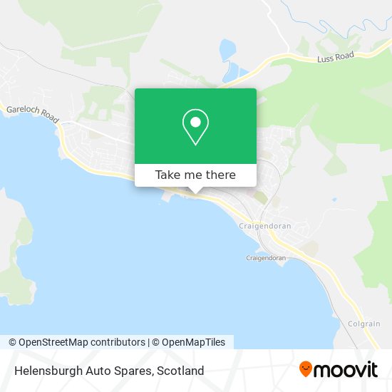 Helensburgh Auto Spares map