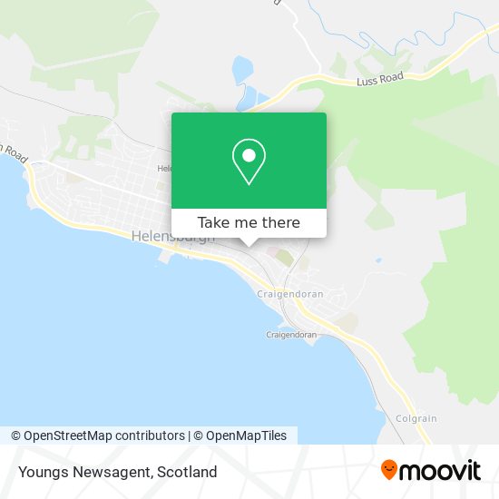 Youngs Newsagent map