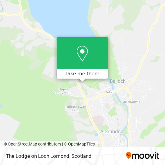 The Lodge on Loch Lomond map