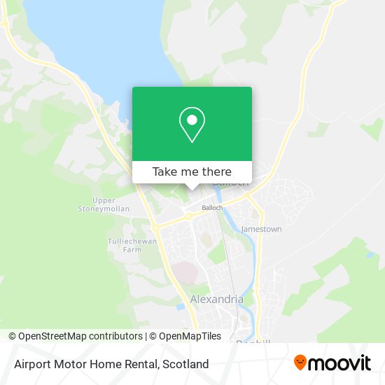 Airport Motor Home Rental map