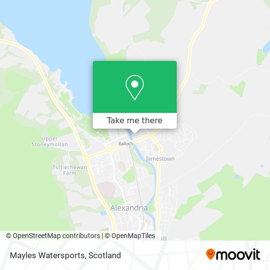 Mayles Watersports map