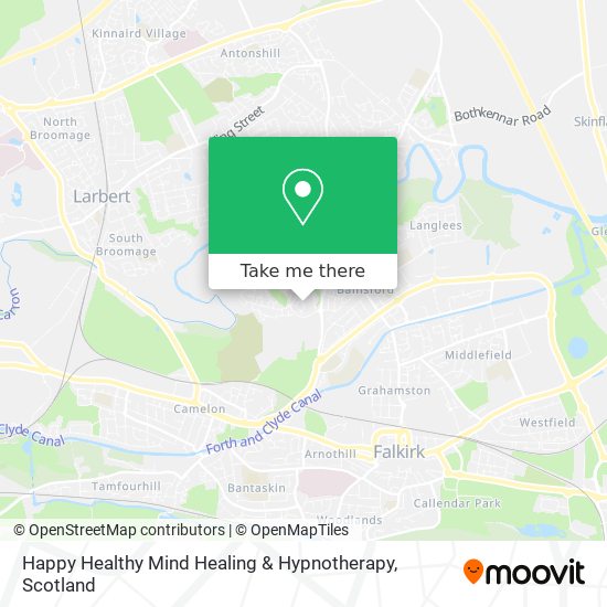 Happy Healthy Mind Healing & Hypnotherapy map