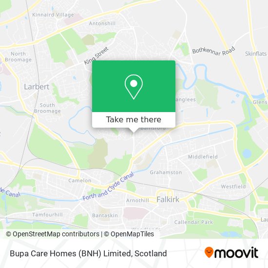 Bupa Care Homes (BNH) Limited map