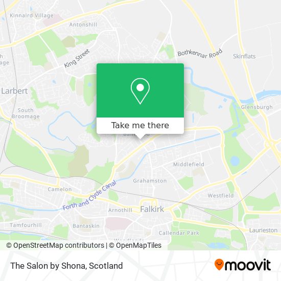 The Salon by Shona map