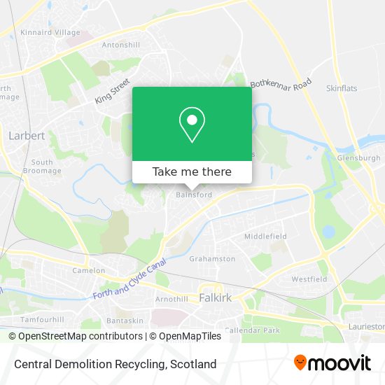 Central Demolition Recycling map