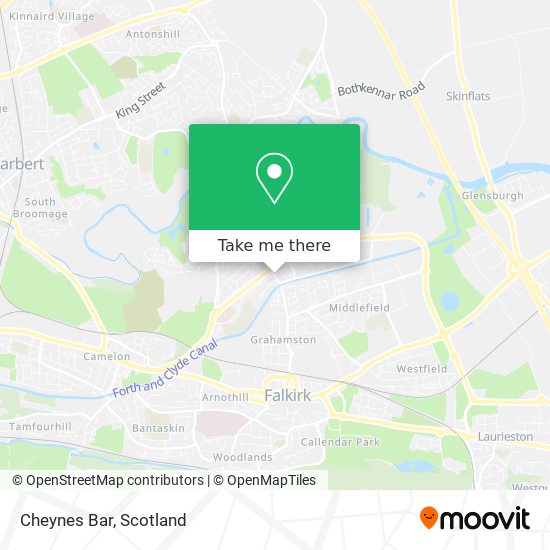 Cheynes Bar map