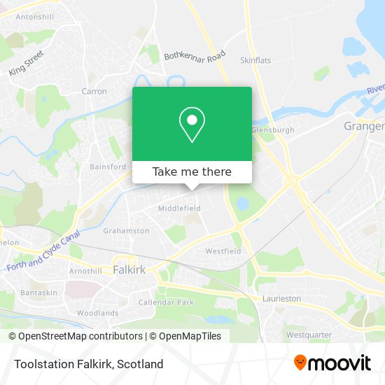 Toolstation Falkirk map