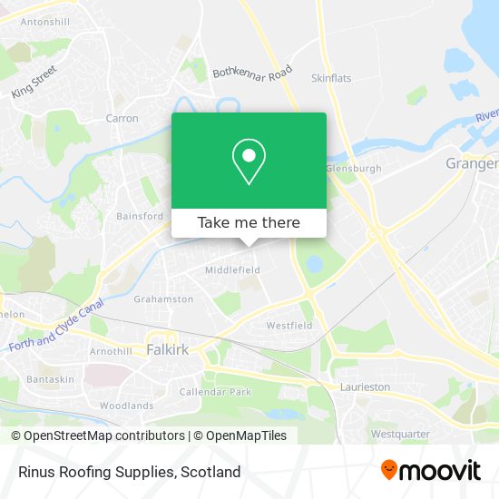 Rinus Roofing Supplies map