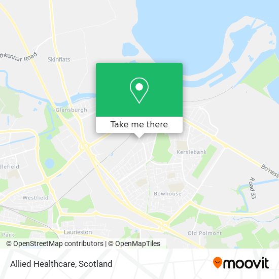 Allied Healthcare map