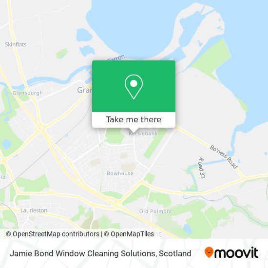 Jamie Bond Window Cleaning Solutions map