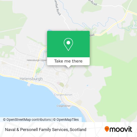 Naval & Personell Family Services map