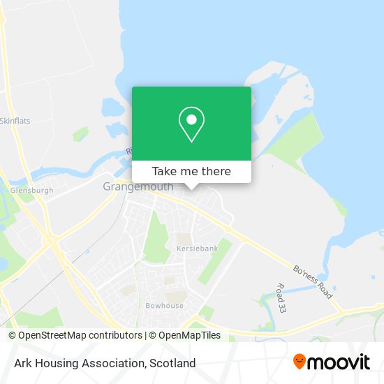 Ark Housing Association map