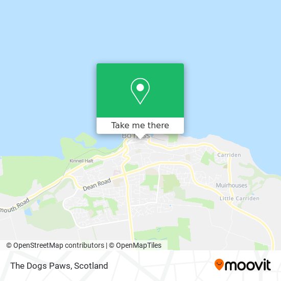 The Dogs Paws map