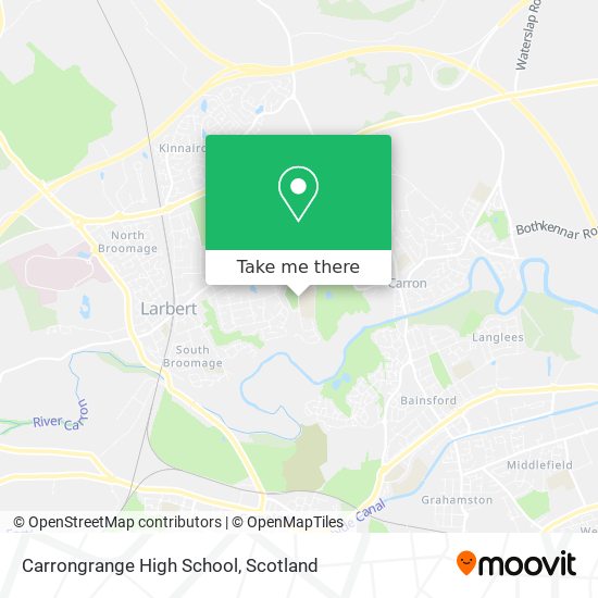 Carrongrange High School map