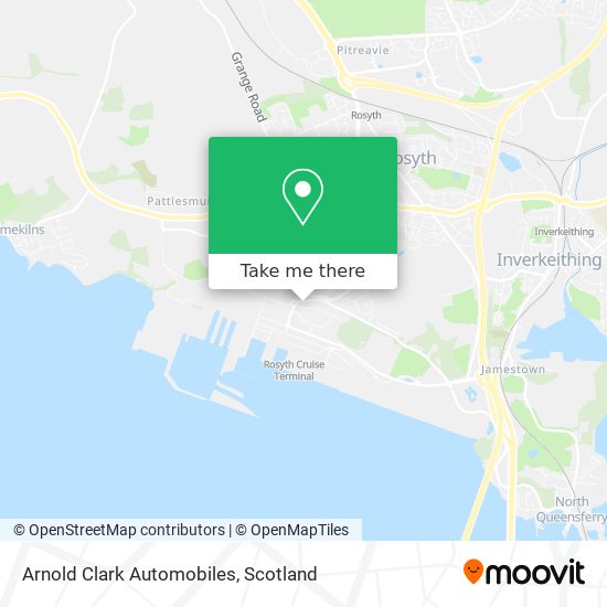Arnold Clark Automobiles map