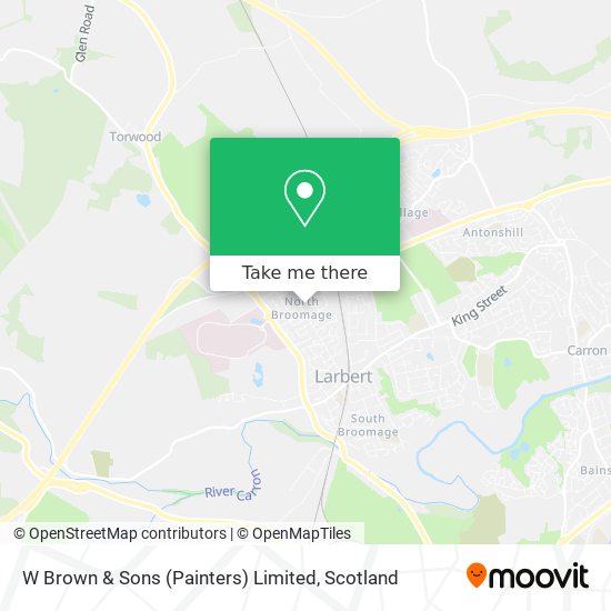 W Brown & Sons (Painters) Limited map