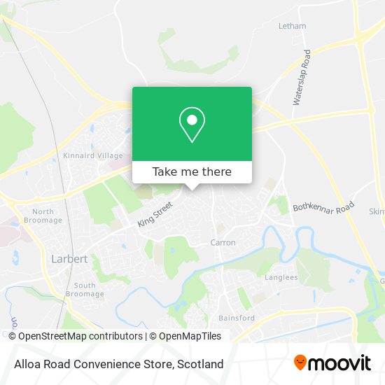 Alloa Road Convenience Store map