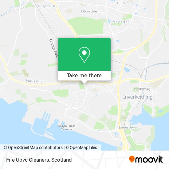 Fife Upvc Cleaners map