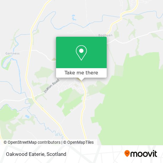 Oakwood Eaterie map