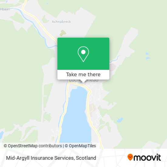 Mid-Argyll Insurance Services map