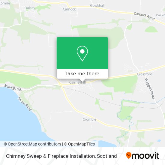 Chimney Sweep & Fireplace Installation map