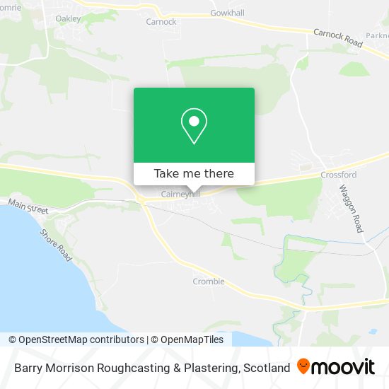 Barry Morrison Roughcasting & Plastering map