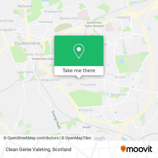 Clean Genie Valeting map