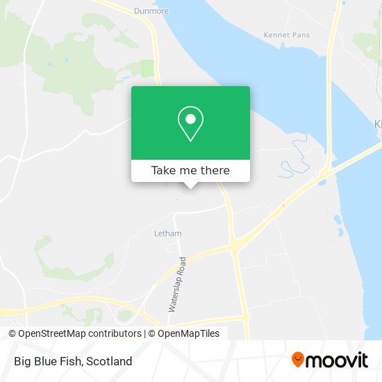 Big Blue Fish map