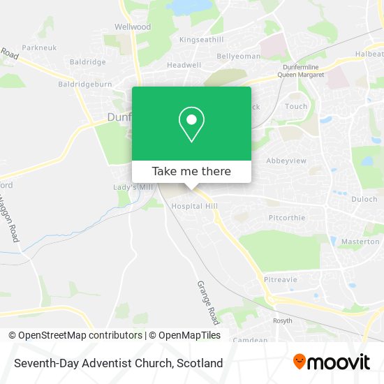 Seventh-Day Adventist Church map