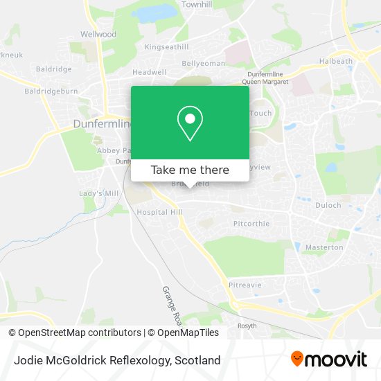 Jodie McGoldrick Reflexology map