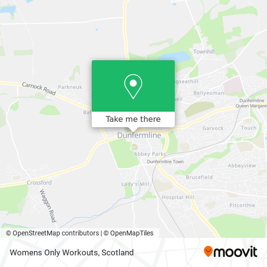 Womens Only Workouts map