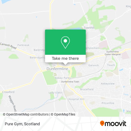 Pure Gym map