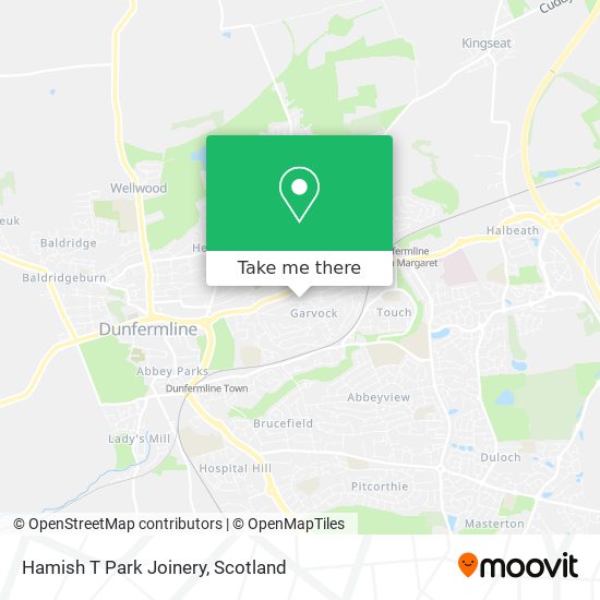 Hamish T Park Joinery map