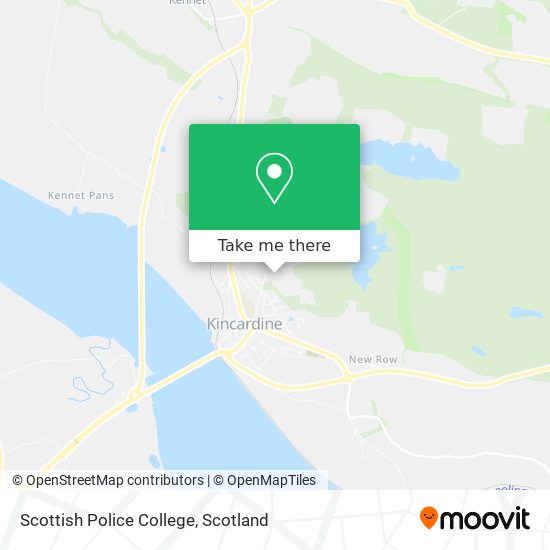 Scottish Police College map